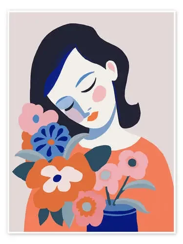 Woman With Still Life de Robert Farkas
