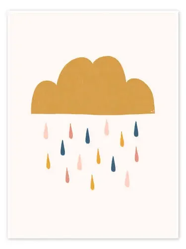 Yellow Raining Cloud de Menina Lisboa 1x